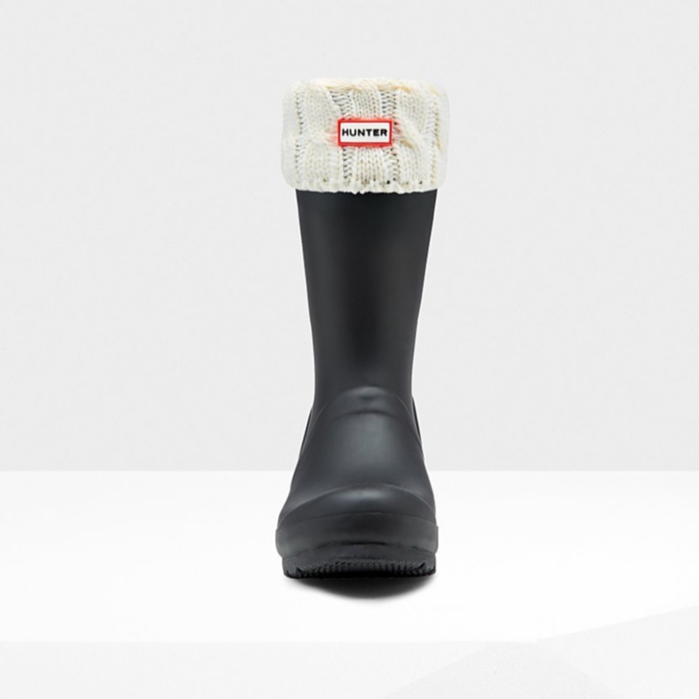 HUNTER Cable Knitted Boot Socks